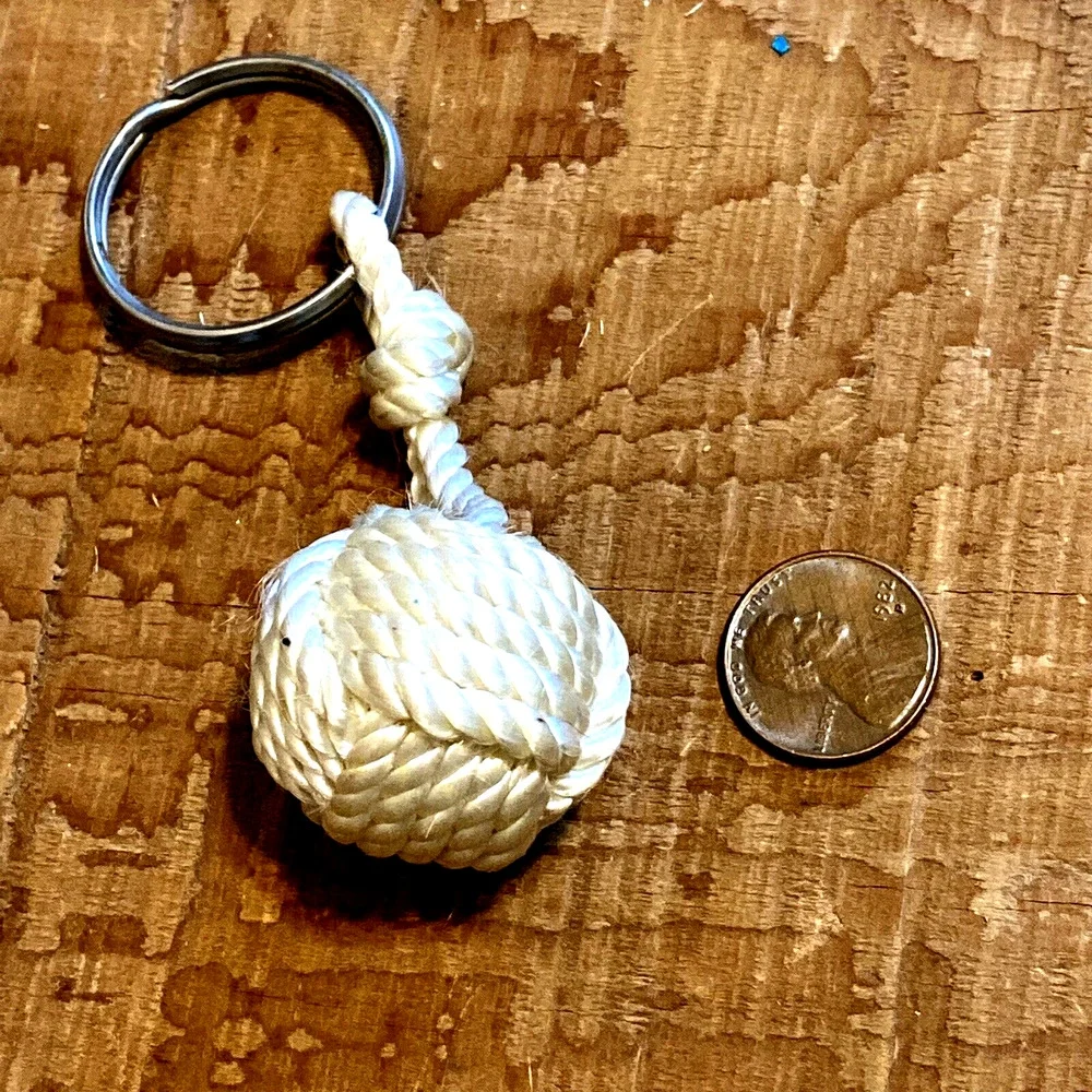 Nautical Marine Sailor's Monkey Fist Sailor Rope Knot Keychain key Ring 4